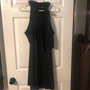 NWOT SHEIN tie neck classic black little dress
